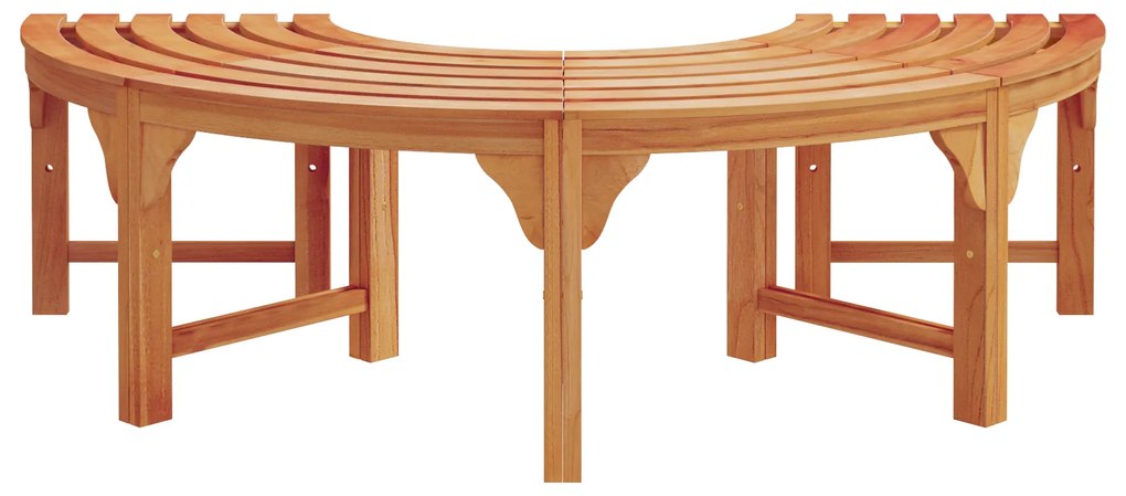 vidaXL Παγκάκι Δέντρου Καφέ 160 x 160 x 45εκ. Μασίφ ξύλο ευκαλύπτου