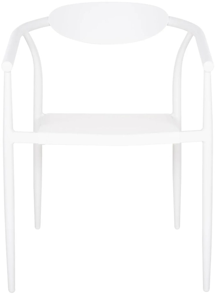 Καρέκλα - Πολυθρόνα SERLY C6052.01 Λευκή Αλουμινίου με Λευκό Textiline 56x61x74,5Yεκ 56x61x74.5 εκ.