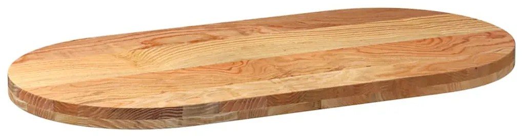 vidaXL Επιτραπέζια επιφάνεια Ανοιχτό Καφέ 100x50x4 εκ. Ξύλο Δρυός Οβάλ
