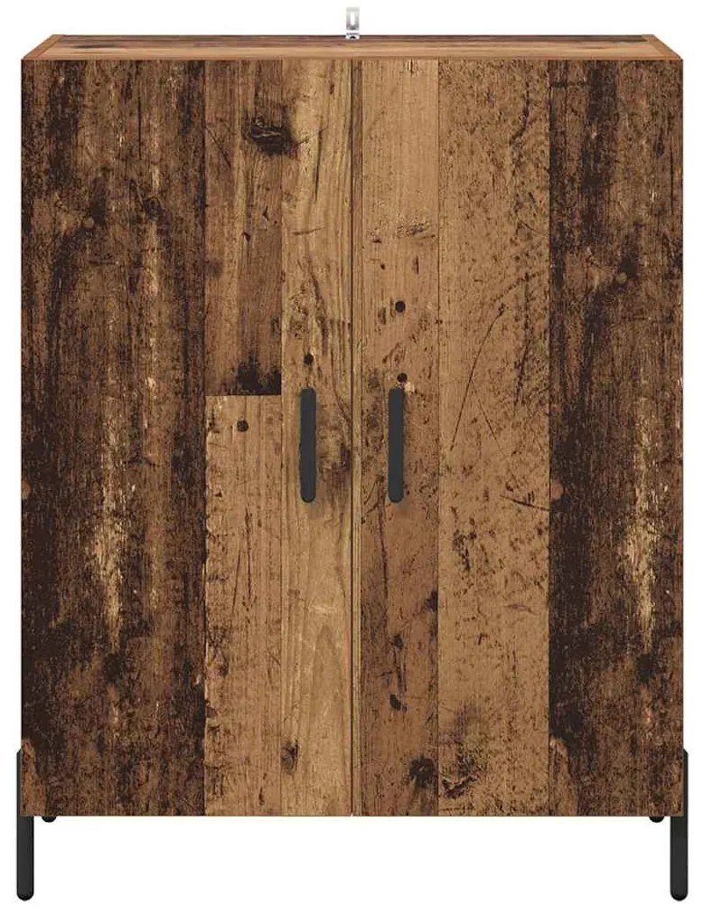 vidaXL Πλαϊνό γραφείο Παλιό ξύλο 69,5 x 34 x 90 εκ. Επεξεργασμένο ξύλο