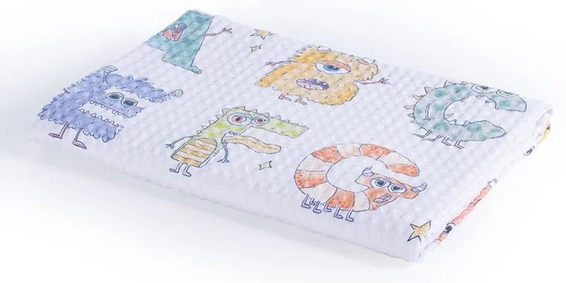 ΒΡΕΦΙΚΗ ΚΟΥΒΕΡΤΑ ΠΙΚΕ ΚΟΥΝΙΑΣ ALPHABET MONSTER 110X150 5205495605166