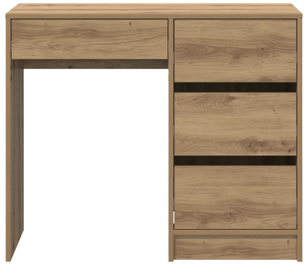 vidaXL Γραφείο artisan δρυς 90 x 37.5 x 75 εκ Επεξεργασμένο ξύλο