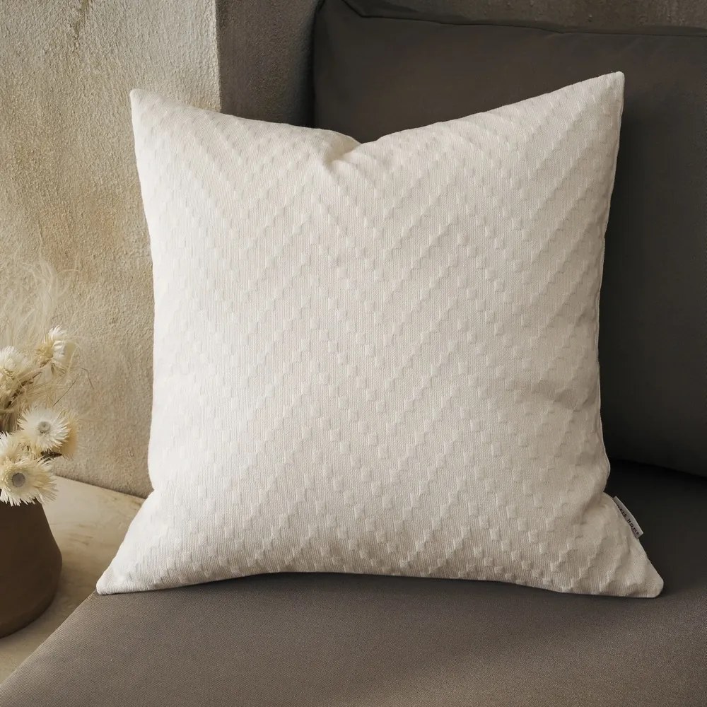 Μαξιλαροθήκη 50x50cm GOFIS HOME  Ori Bone Beige 401/05