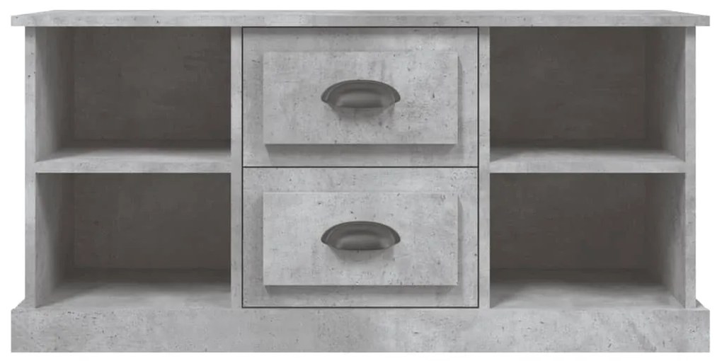 vidaXL Έπιπλο Τηλεόρασης Γκρι Σκυρ. 99,5x35,5x48 εκ. Επεξ. Ξύλο