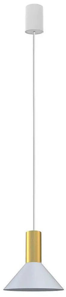 Φωτιστικό Οροφής Hermanos A 8040 1xGU10 max 10W White-Solid Brass Nowodvorski Metal