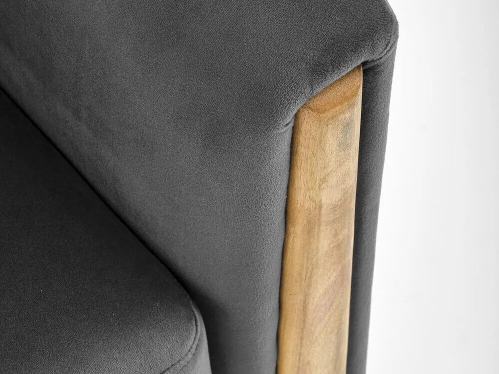Πολυθρόνα Houston 1423, Γκρι, 71x71x72cm, 17 kg, Ταπισερί, Πόδια: Πλαστική ύλη | Epipla1.gr
