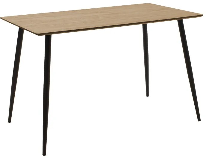 Intrahome Τραπέζι Cuba Intrahome MDF sonoma-μαύρο 120x70x76εκ | SKU: INTRAPA-238111195