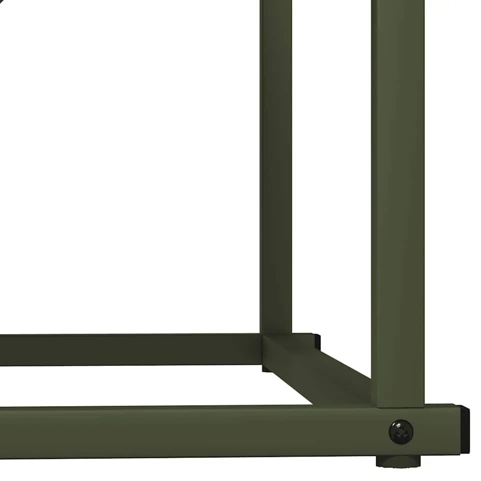 Ράφι Καυσόξυλων 70x43x34,5 εκ. Χάλυβας ψυχρής έλασης - Πράσινο