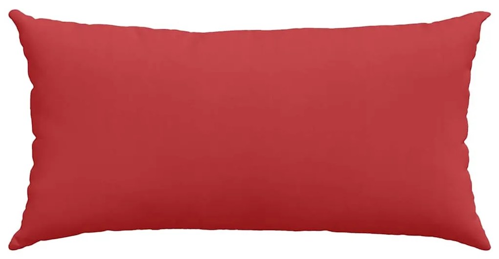 vidaXL Μαξιλάρι Καναπέ 2 pcs Κόκκινο 80 x 40 cm ύφασμα