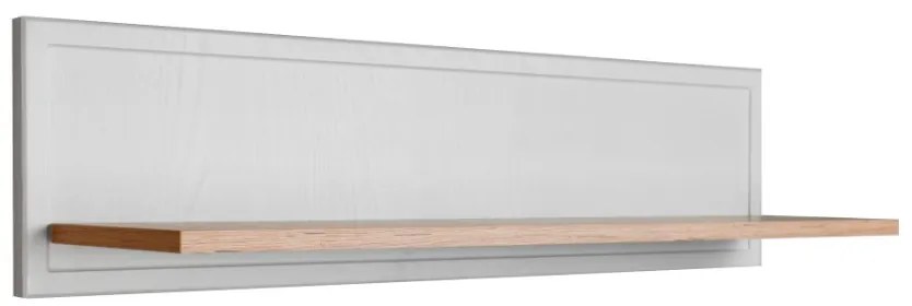 MATIS Επιτοίχιο ράφι ALBA κανέλα/ λευκό 87,5x22x22 MATIS890577