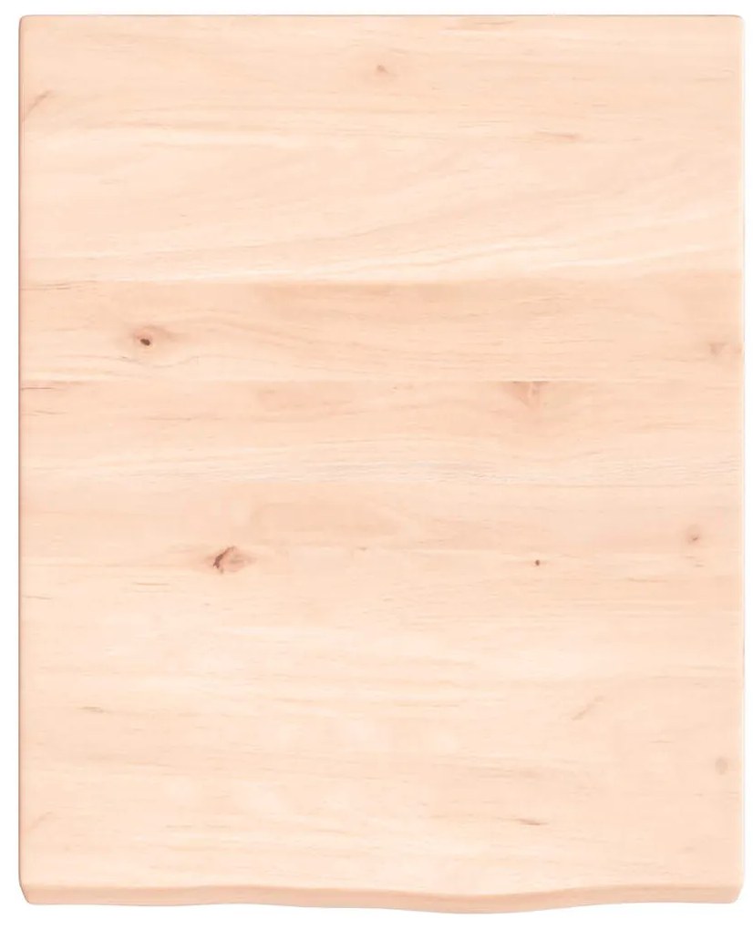 vidaXL Ράφι Τοίχου 40x50x(2-4) εκ. από Ακατέργαστο Μασίφ Ξύλο Δρυός