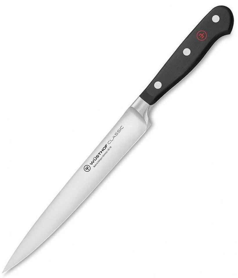 Μαχαίρι Φιλεταρίσματος Classic 1040100718 18cm Black Wusthof Ανοξείδωτο Ατσάλι