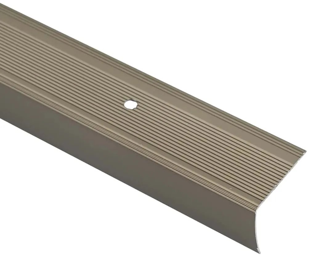 vidaXL Προστατευτικά ακμών σκάλας 30 pcs Μπρονζέ 67 cm Αλουμίνιο
