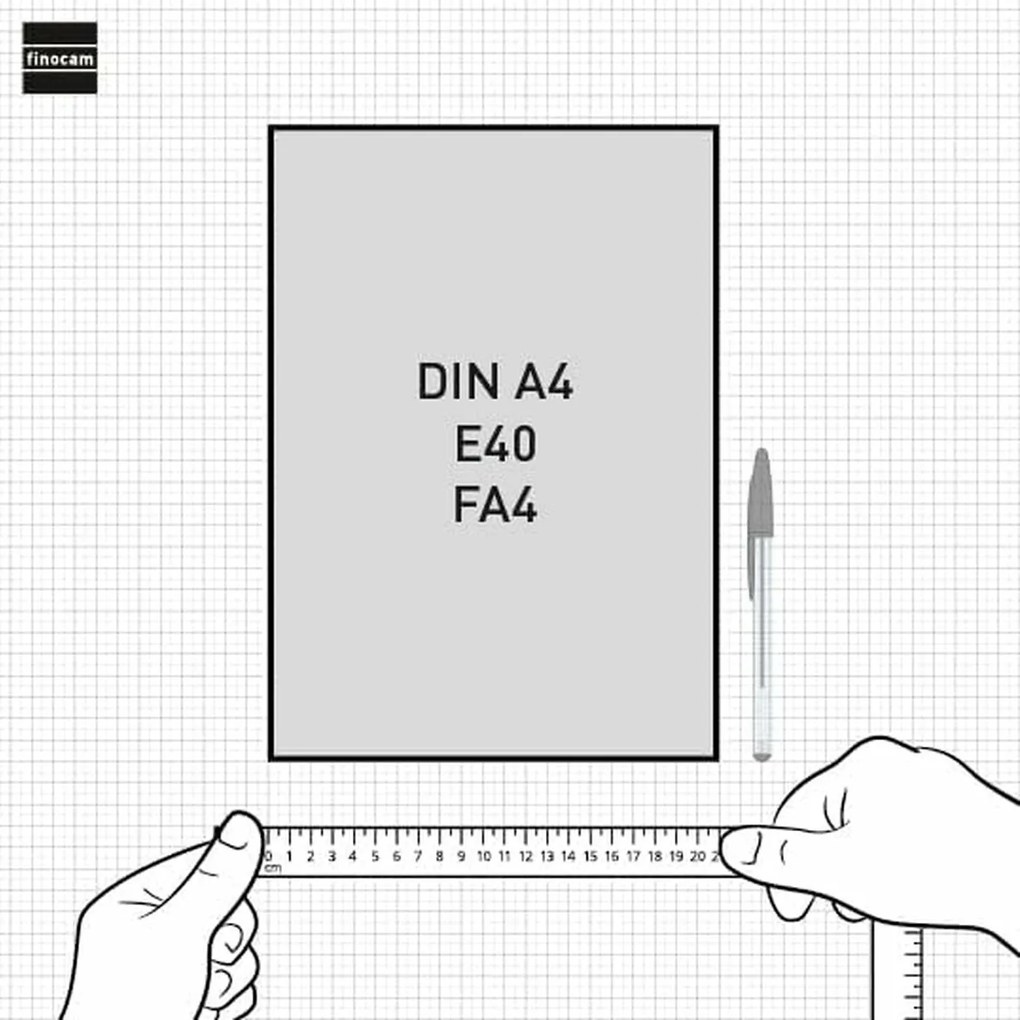 Ατζέντα Finocam A4 21 x 29,7 cm 2026 Προσαρμόσιμα