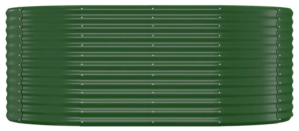 vidaXL Ζαρντινιέρα Πράσινη 175x100x68εκ Ατσάλι με Ηλεκτρ. Βαφή Πούδρας