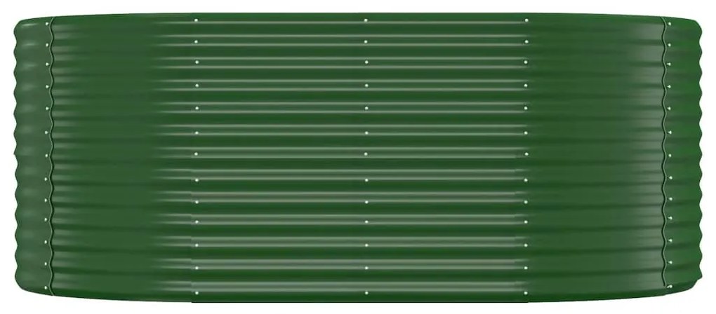 vidaXL Ζαρντινιέρα Πράσινη 175x100x68εκ Γαλβανισμένος χάλυβας