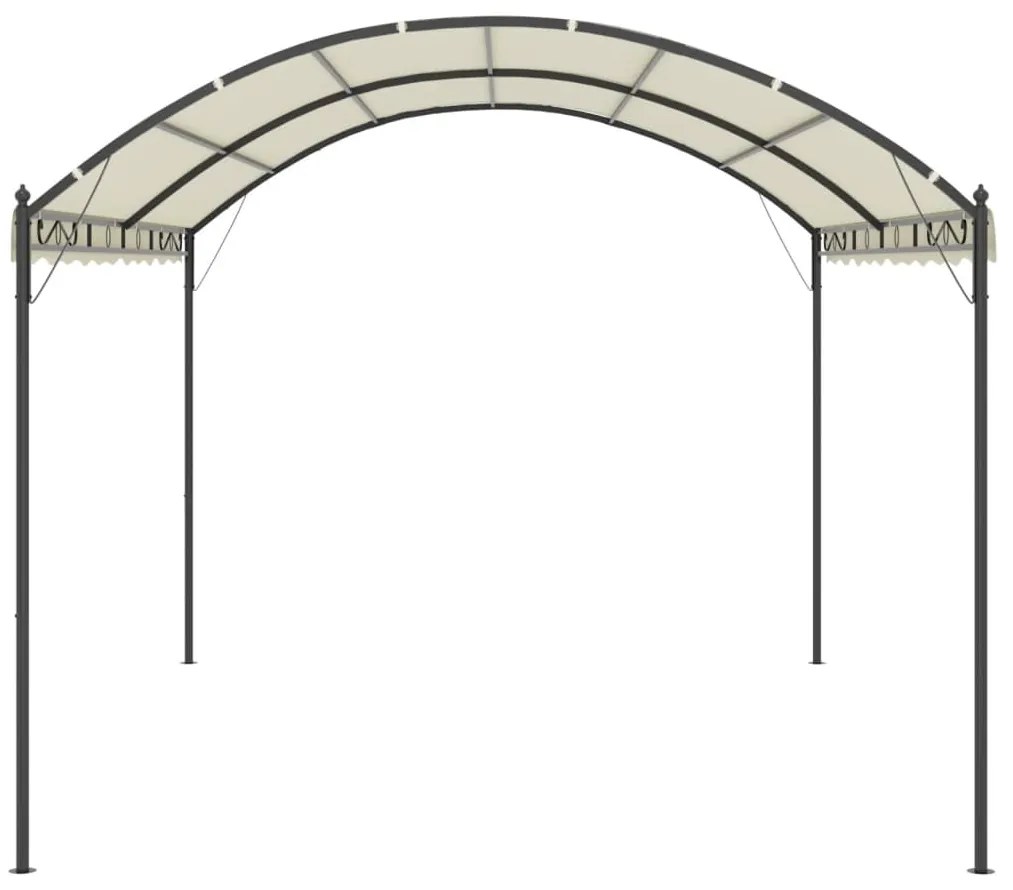 vidaXL Τεντοπέργκολα Κρεμ Υφασμάτινη