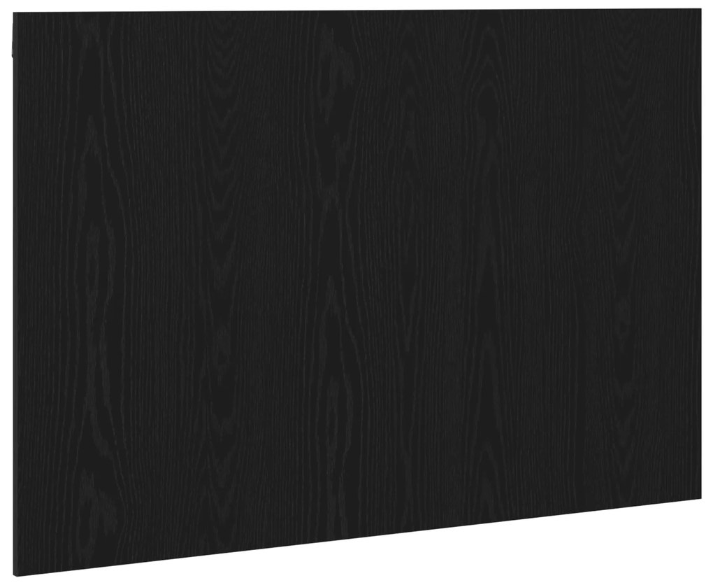 vidaXL Κεφαλάκι κρεβατιού Μαύρο Δρυς 120x1,5x80 εκ. Από Συνθετικό Ξύλο