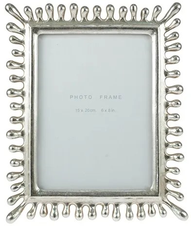 Κορνίζα Polyester Ασημί 15x20εκ. Zen Collection 24.34.51075