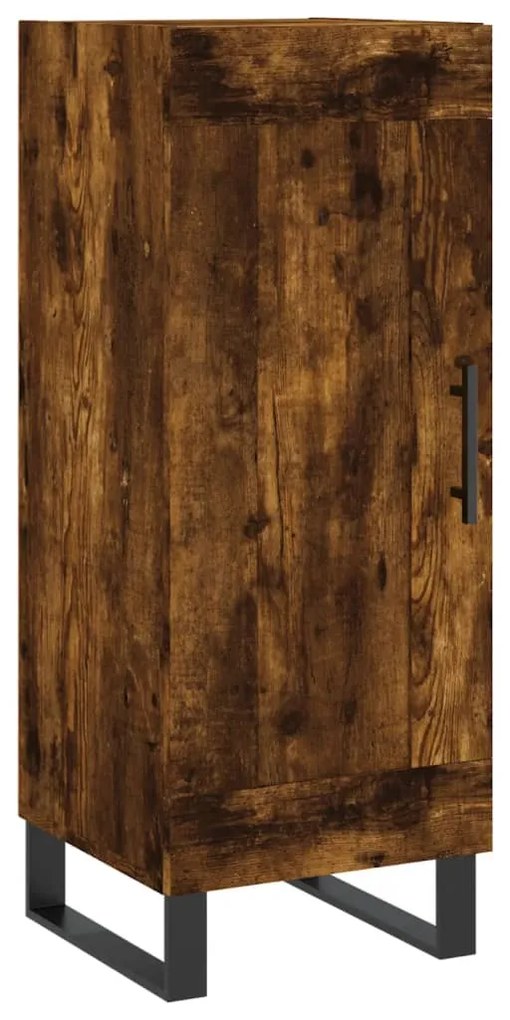 vidaXL Ντουλάπι Καπνιστή δρυς 34,5x34x180 εκ. από Επεξεργασμένο Ξύλο