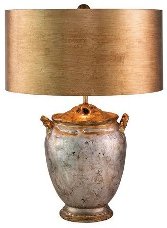 Επιτραπέζιο Φωτιστικό 1xE27  Ασημί Αντικέ  Jackson FB-JACKSON-TL Elstead Lighting FB-JACKSON-TL Χρυσό