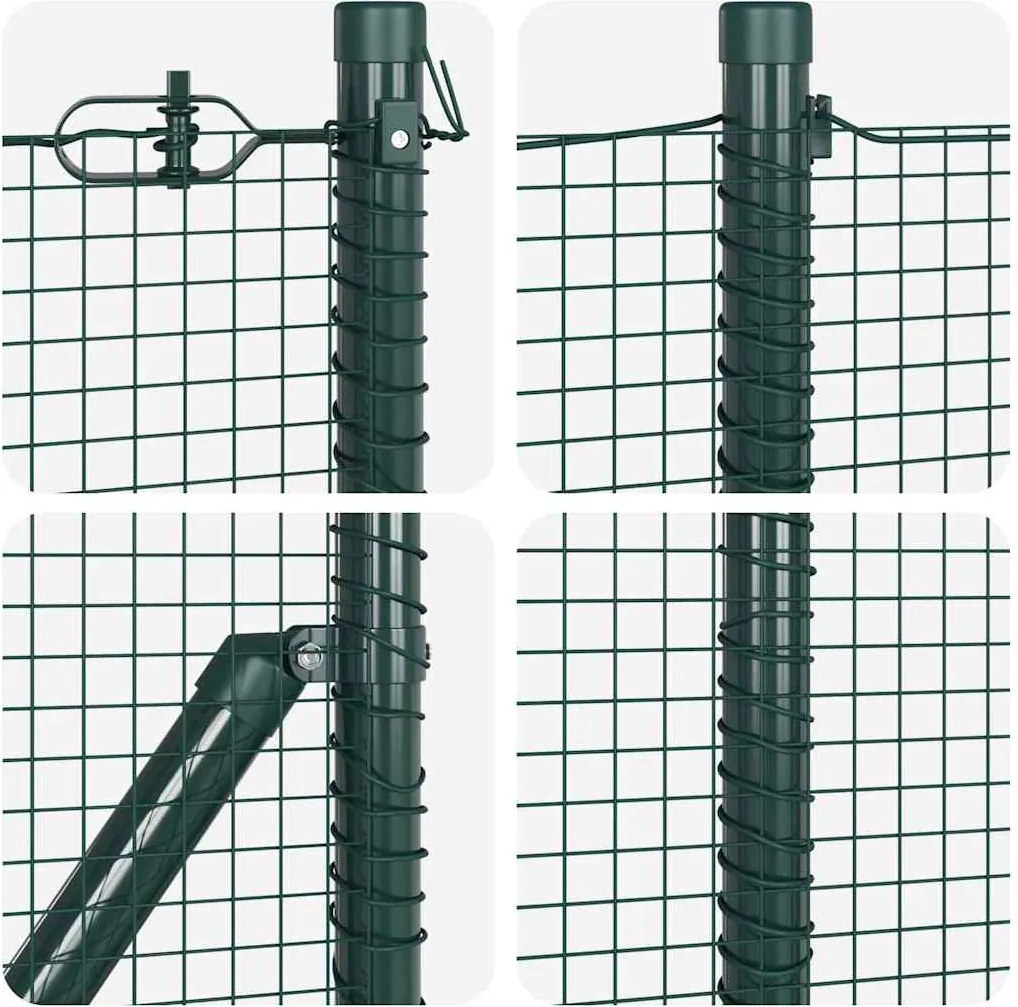 vidaXL Στύλος Περιφράξεων Πράσινο