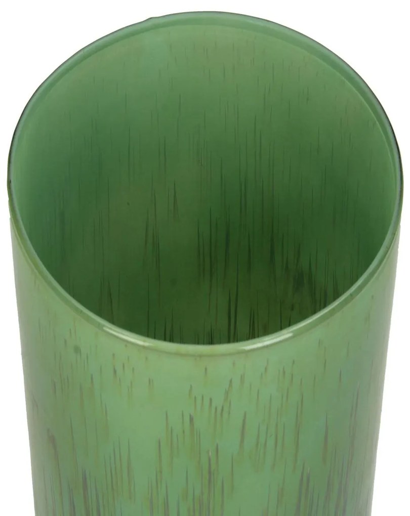 Κηροπήγιο Πράσινο Γυαλί 19x19x23cm - Γυαλί - 05152849