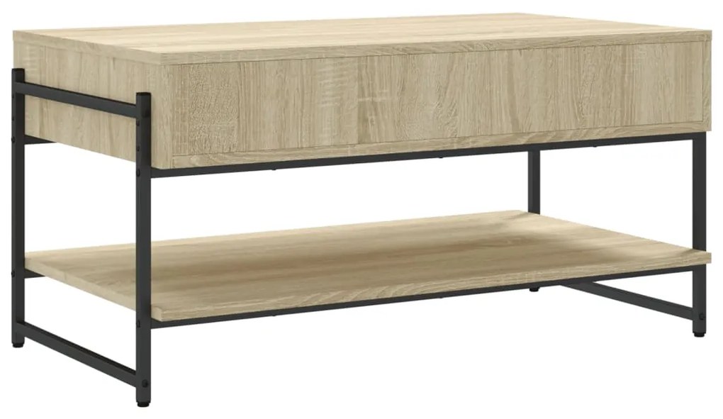 vidaXL Τραπεζάκι Σαλονιού Sonoma Δρυς 90x50x45 εκ. Επεξεργασμένο Ξύλο