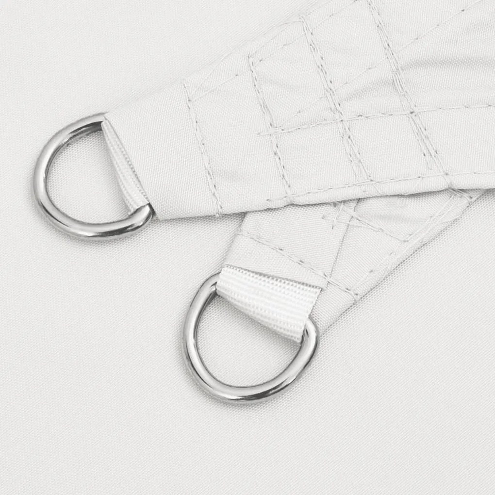 vidaXL Πανί Σκίασης Τρίγωνο Λευκό 2,5 x 2,5 x 3,5 μ. από Ύφασμα Oxford