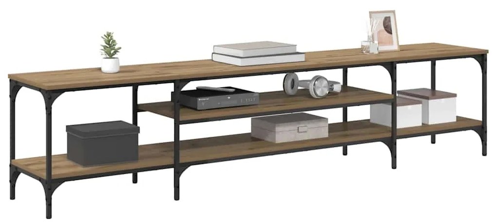 vidaXL Ντουλάπι TV Artisan Oak 201 x 35 x 45 εκ.