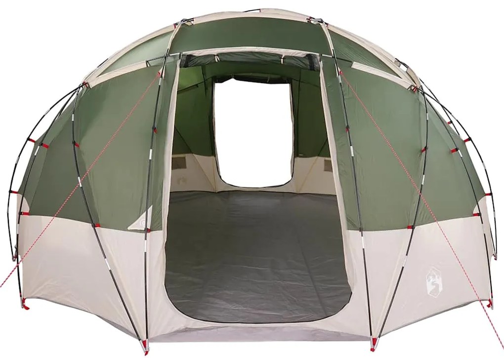 vidaXL Σκηνή Camping με στέγη Πράσινο 475 x 475 x 235 εκ. Πολυεστέρας