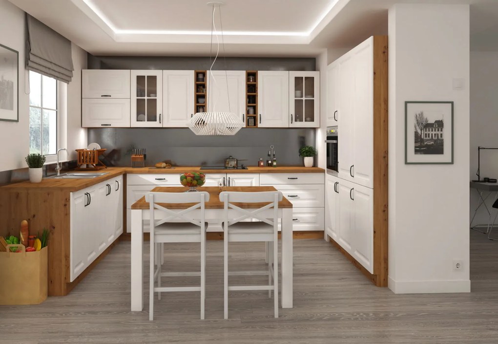 Επιδαπέδιο ντουλάπι Yvette 60 D 1F-Λευκό