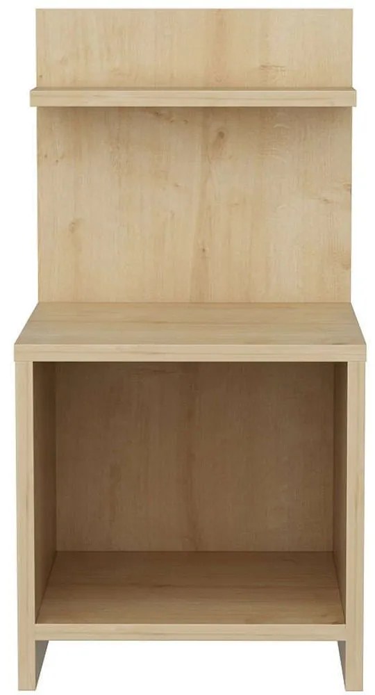 Κομοδίνο Ullman 322RTC1618 35,6x37,4x72cm Oak