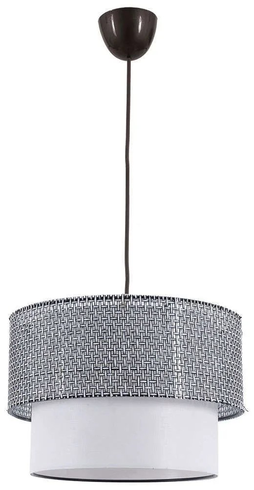 Φωτιστικό Οροφής Coral 390FLH2261 30x30x70cm E27 40W Grey-White Opviq
