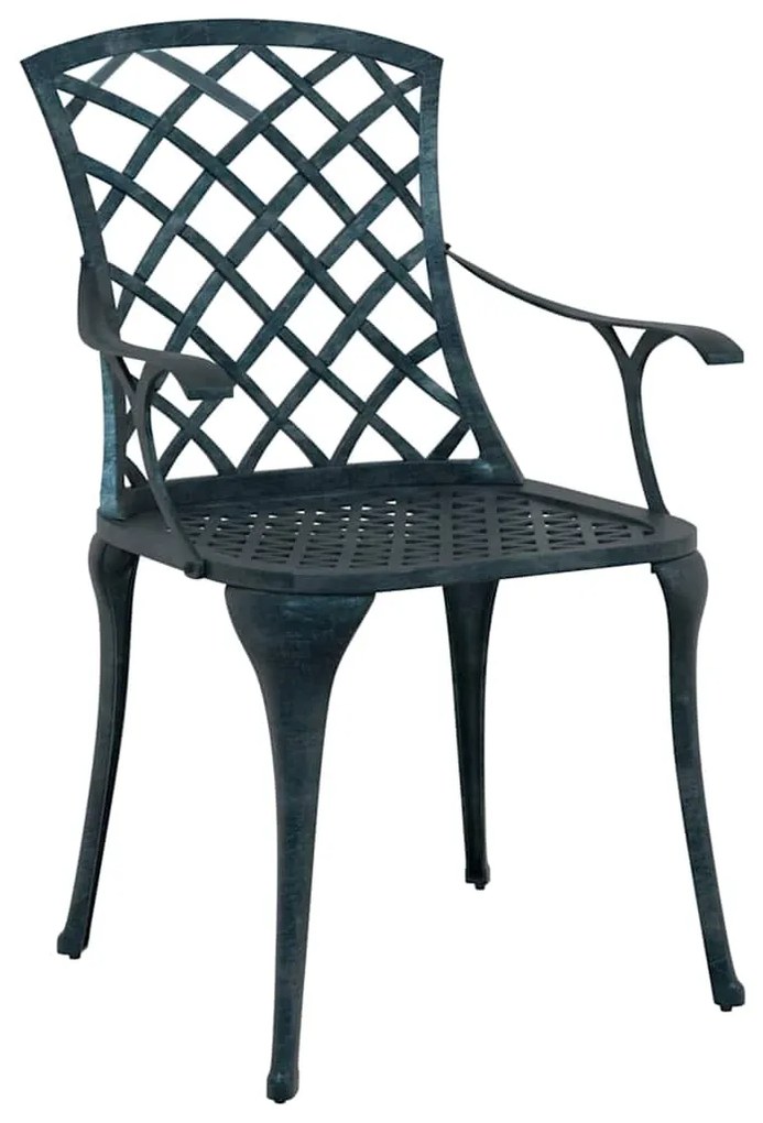 vidaXL Καρέκλα Κήπου Πράσινο 61 x 60.5 x 93 εκ. Αλουμίνιο