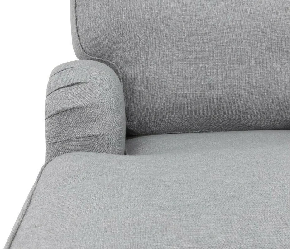 Ανάκλινδρο Bloomington A111, Γκρι, 85x92x146cm, Ταπισερί, Πόδια: Μέταλλο, Ξύλο | Epipla1.gr