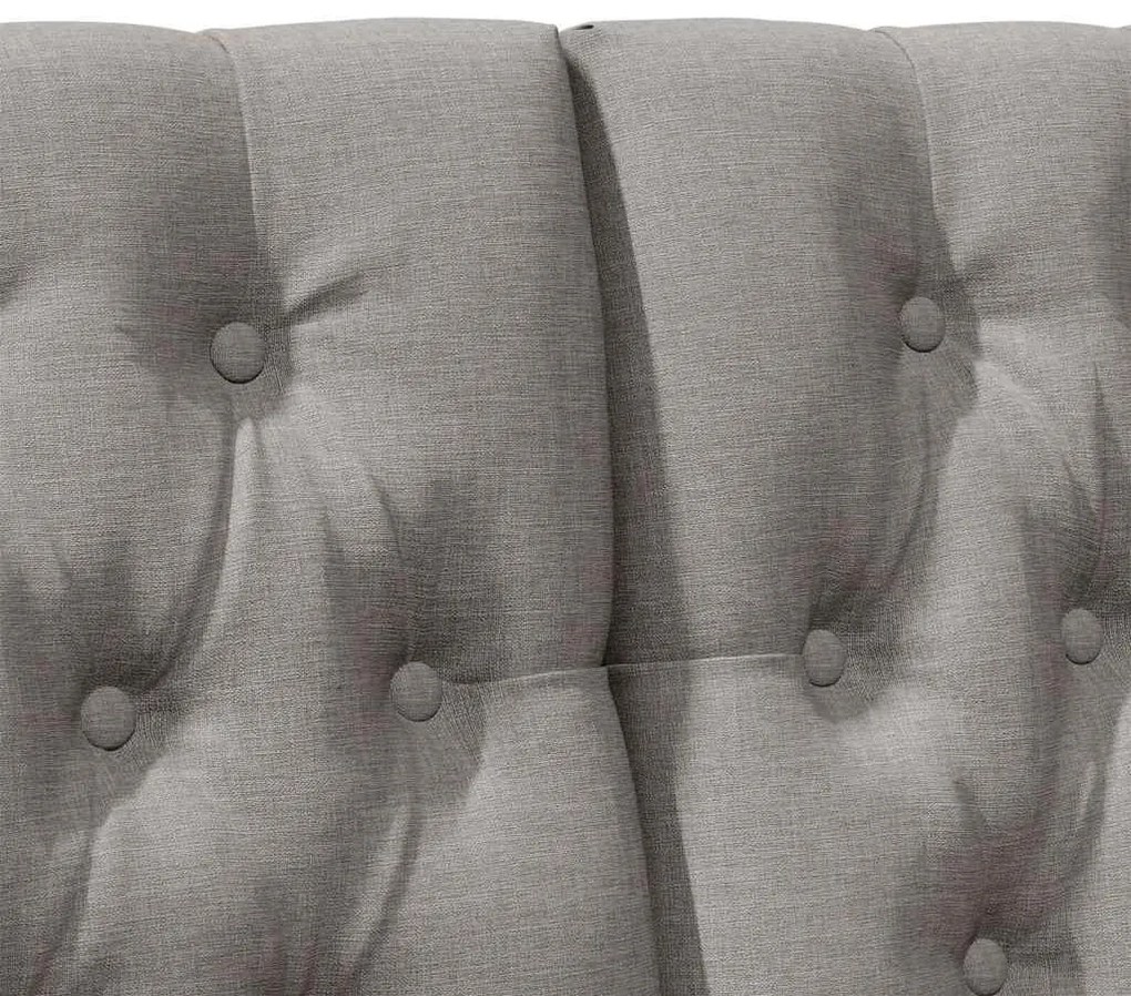 vidaXL Ταπετσαρισμένο κεφαλάρι Taupe 160 cm Στερεά ξυλεία πεύκου