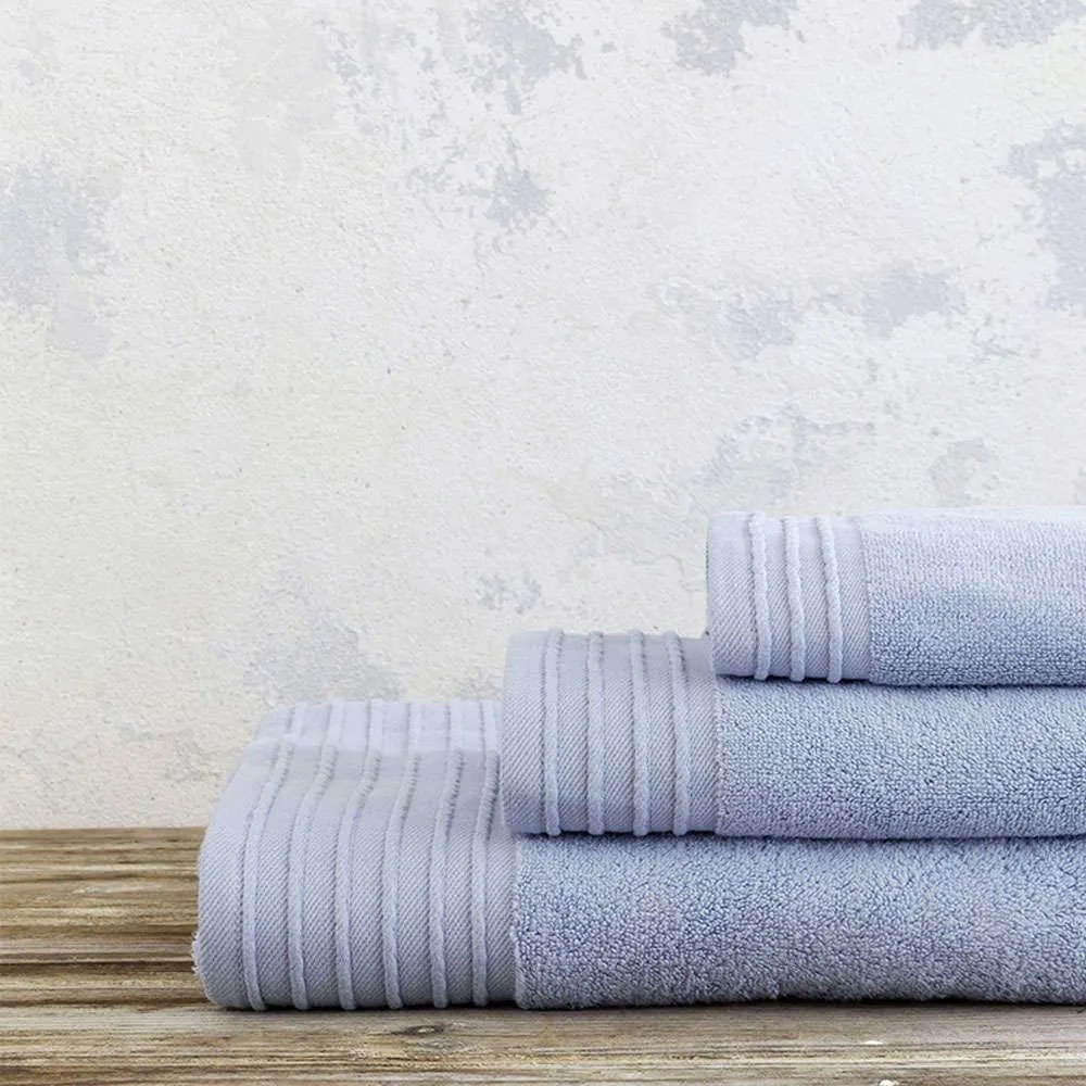 Πετσέτα Feel Fresh - Dusty Blue Nima Σώματος 90x145cm 100% Βαμβάκι