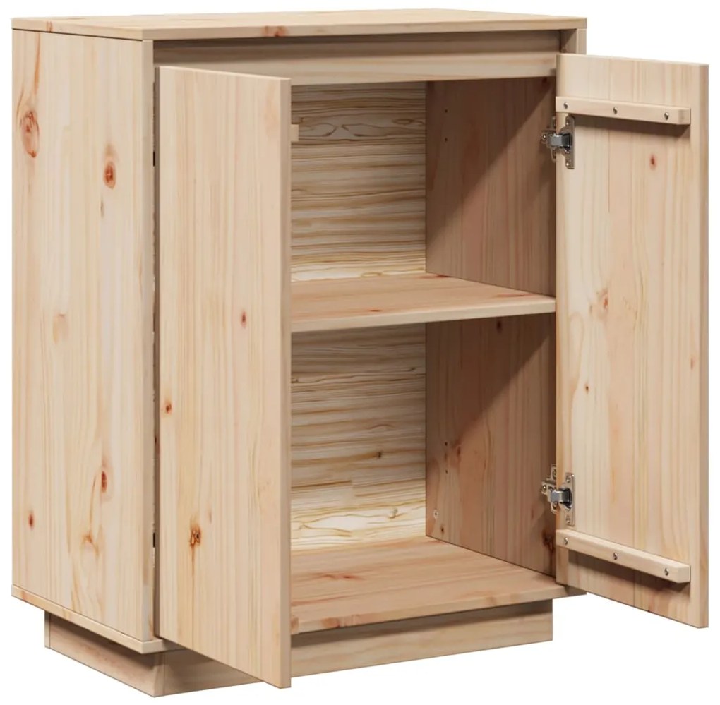 vidaXL Ντουλάπι 60 x 34 x 75 εκ. από Μασίφ Ξύλο Πεύκου