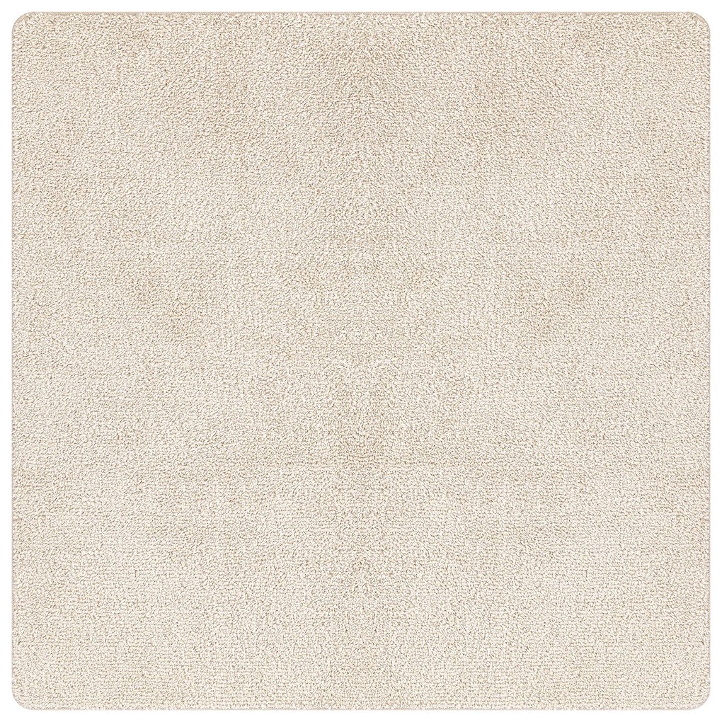 vidaXL Χαλί Μπέκ υψηλής πυκνότητας Κρεμ 120x120 εκ. PP