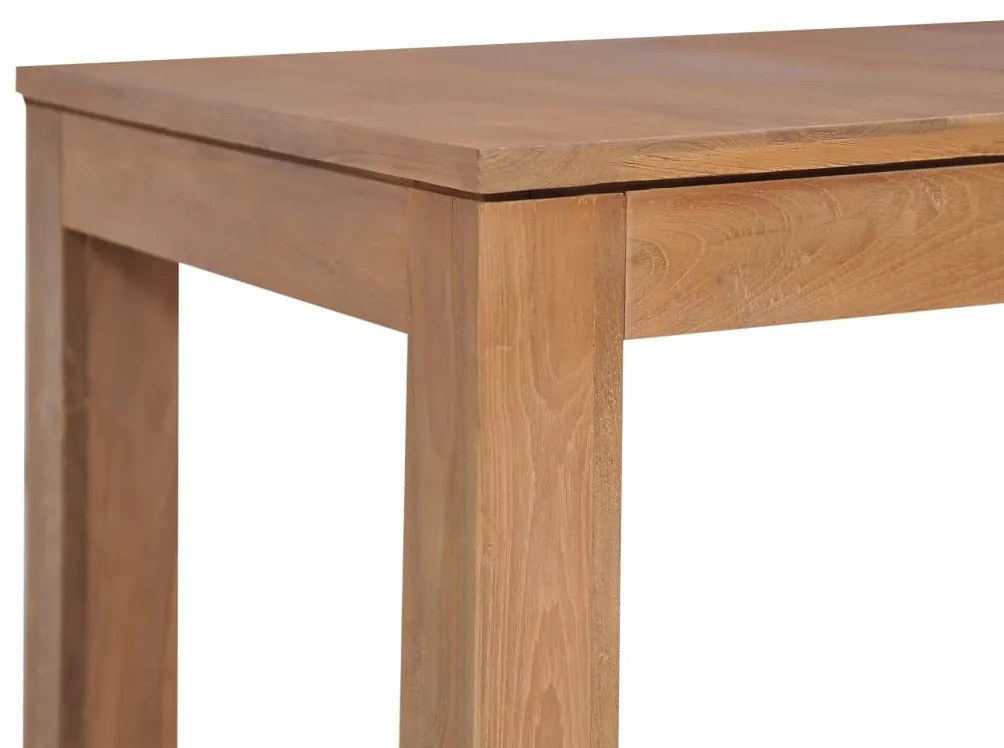 vidaXL Τραπεζαρία 140 x 70 x 76 εκ. Μασίφ Ξύλο Teak / Φυσικό Φινίρισμα