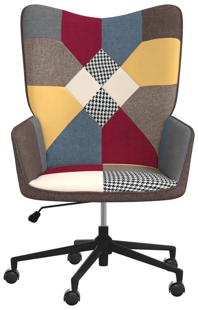 vidaXL Πολυθρόνα Relax Σχέδιο Patchwork Υφασμάτινη