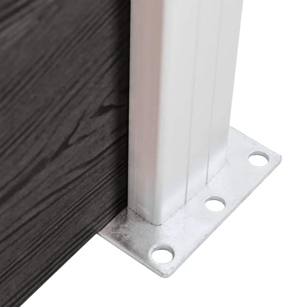 vidaXL Πάνελ Περίφραξης Γκρι 175 x 105 εκ. από WPC