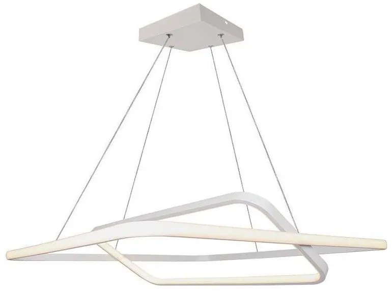 Κρεμαστό Φωτιστικό Οροφής LED 50W 230V 5150lm IP20 Triac Dimmable Θερμό Λευκό Άσπρο 14988 VTAC 14988 Λευκό