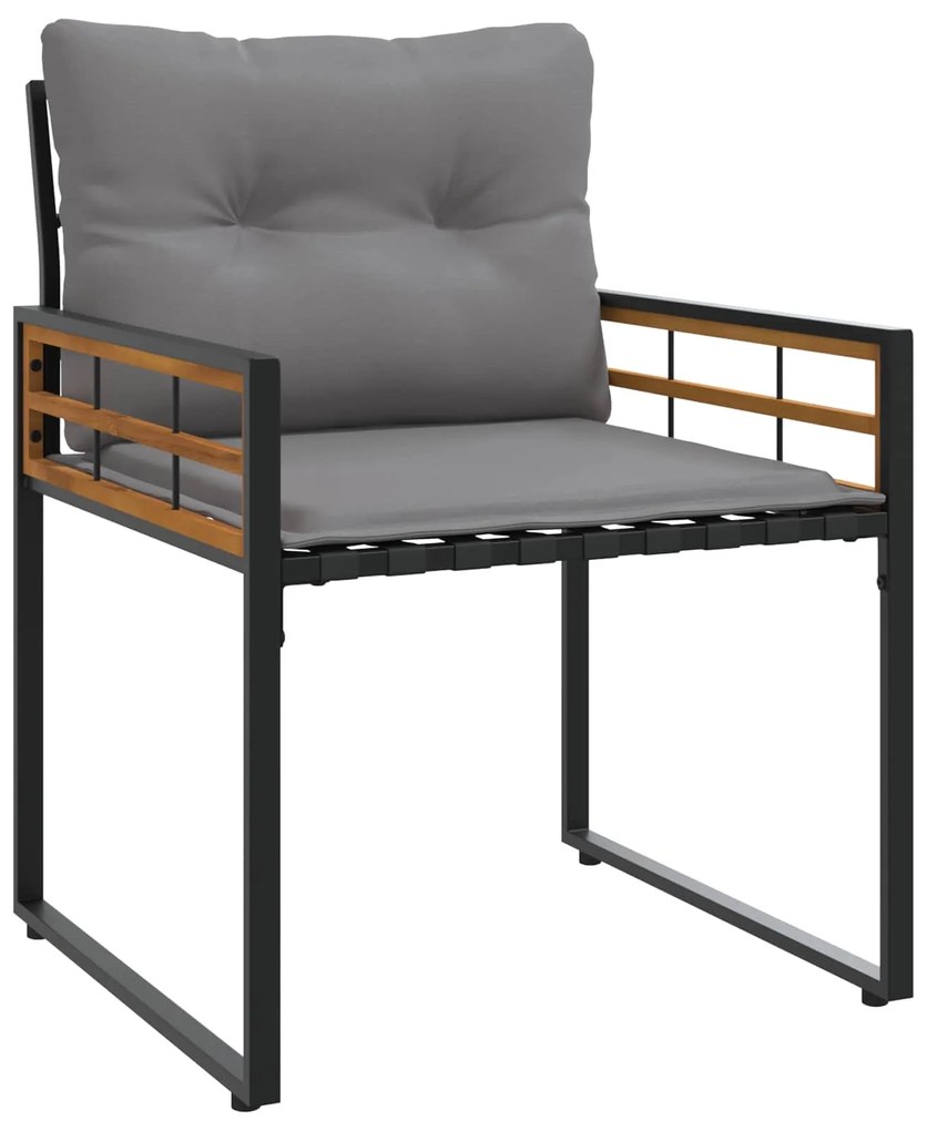 vidaXL Σετ Εξωτερικών Επίπλων με μαξιλάρι 3 pcs Ανοιχτό γκρι