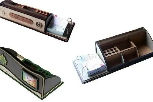 Intra απο ξύλο plywood 3mm-4mm πάχος – ξύλο Organizer αξεσουάρ γραφείου 25x25 cm INTRAVECTRY-MY551229