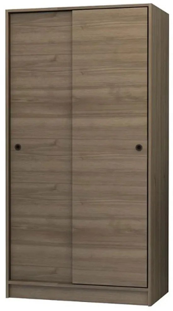 Ντουλάπα Δίφυλλη Misra 0261556 94x52x182cm Walnut Δίφυλλη