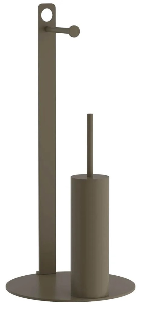 Σταντ Για Χαρτί Υγείας + Πιγκάλ (Φ28x60) Pam &amp; Co 4-400-963 Matt Light Bronze