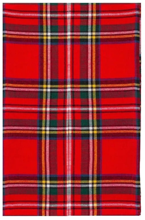 Amo la Casa Runner Βαμβακερό Καρώ 45x140 - Tartan Κόκκινο