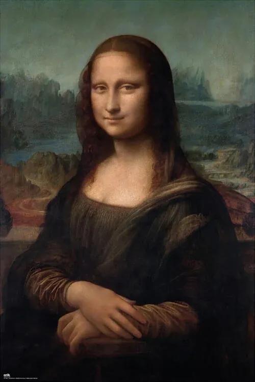 Αφίσα Leonardo Da Vinci - Mona Lisa, (61 x 91.5 cm)